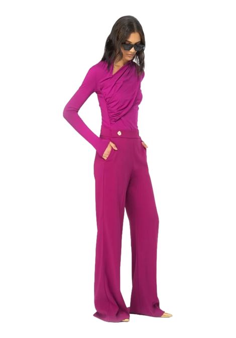 JERSEY SWEATER WITH DRAPE PINKO | sweaters | 102363 A1DEVIB